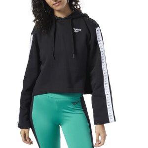 Reebok Classic Vector Kapuzenpullover Damen - Schwarz - DE 671-IEA